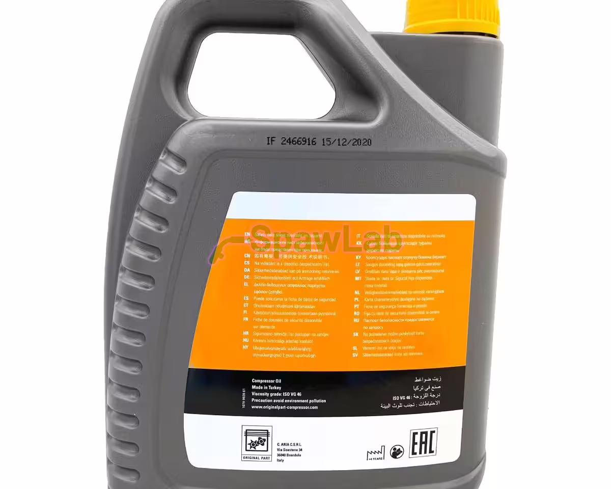 Airpress Olej do sprężarek śrubowych Fluidtech 5 l, zdjęcie 3