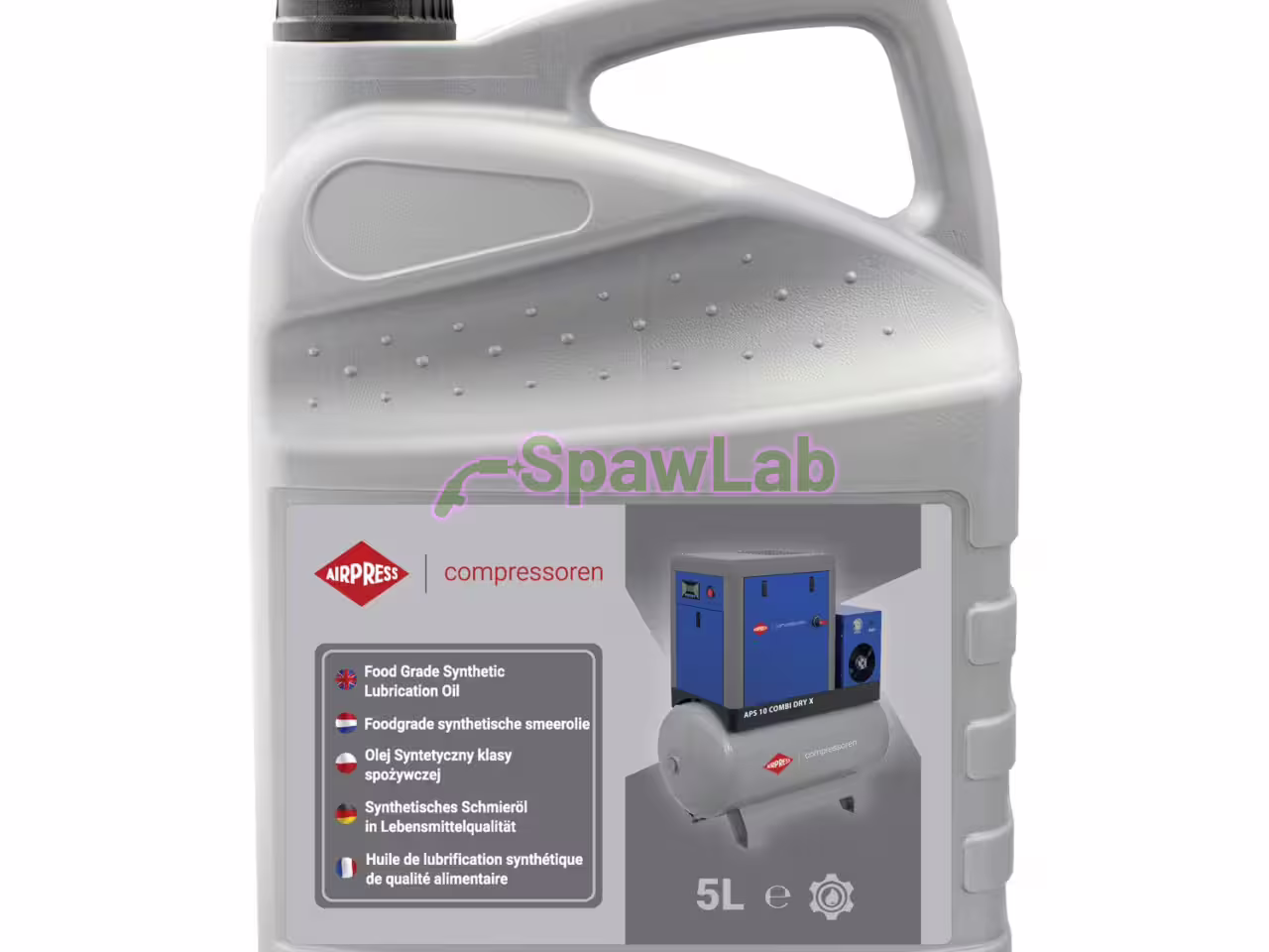 Airpress Olej syntetyczny do sprężarek śrubowych klasy spożywczej FOODGRADE 5 l
