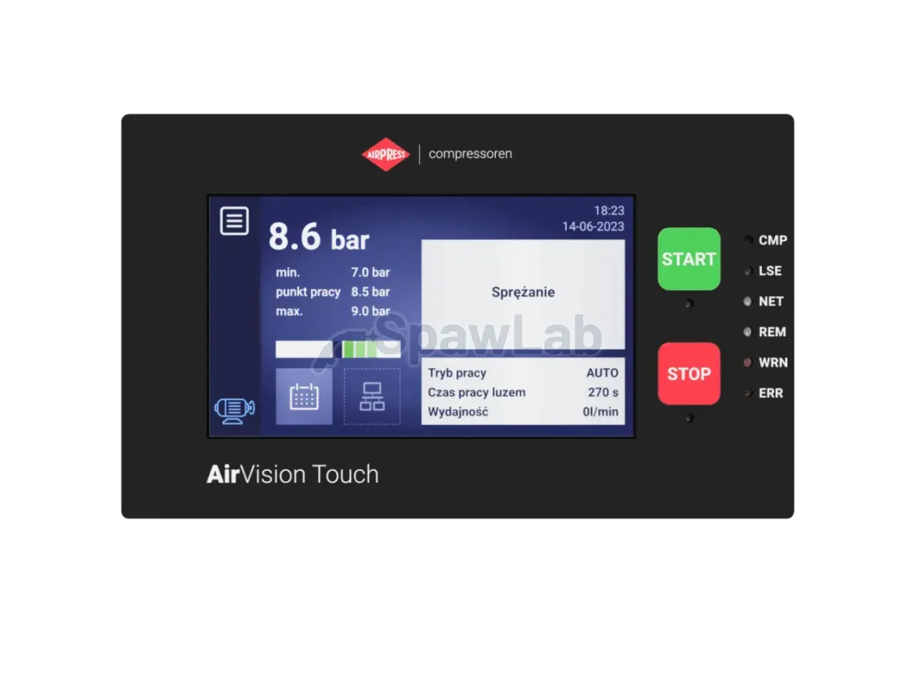 Airpress Mikroprozessorsteuerung AirVision Touch für Kompressoren bis 680 PS