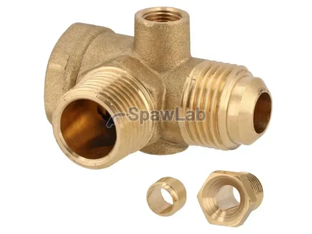Airpress Zawór zwrotny do kompresora 1/2" x 1/2" - kątowy