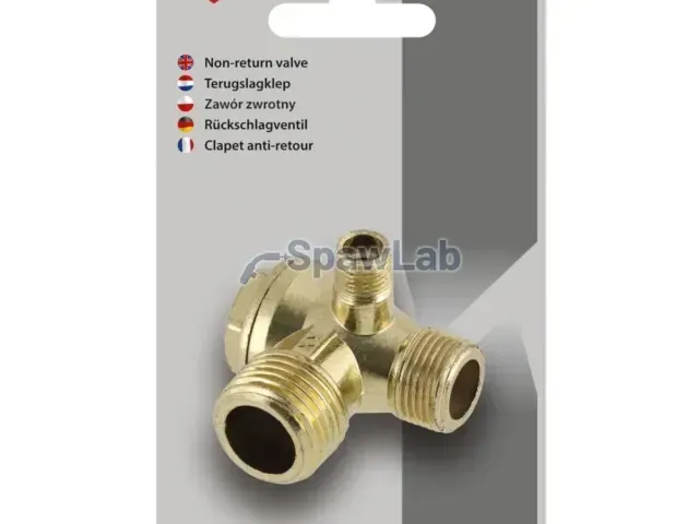Airpress Rückschlagventil für Kompressor 1/2" x 3/8" x 1/8" (für Modelle 24l, 50l,100l)