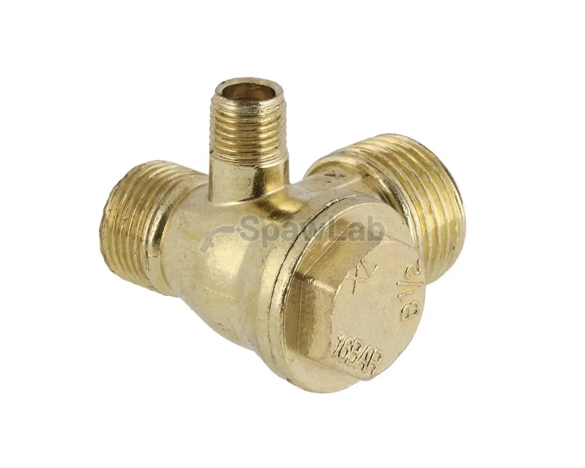 Airpress Rückschlagventil für Kompressor 1/2" x 3/8" x 1/8" (für Modelle 24l, 50l,100l), Bild 4