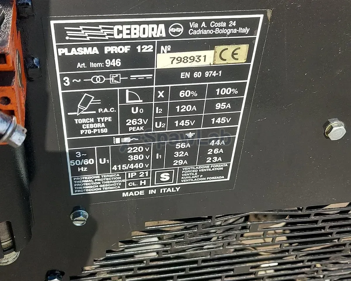 Cebora prof 152, used plasma cutter, photo 8
