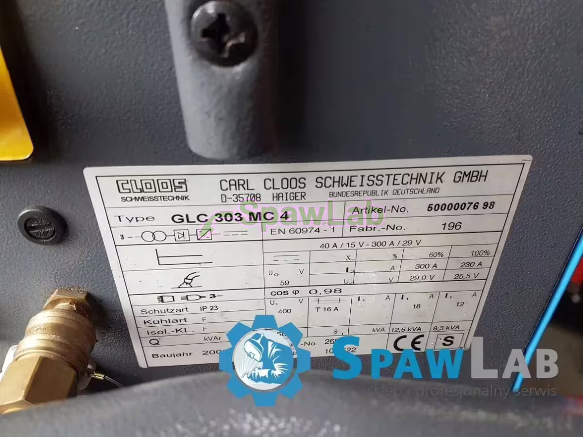 Cloos GLC 300A MC4, zdjęcie 9
