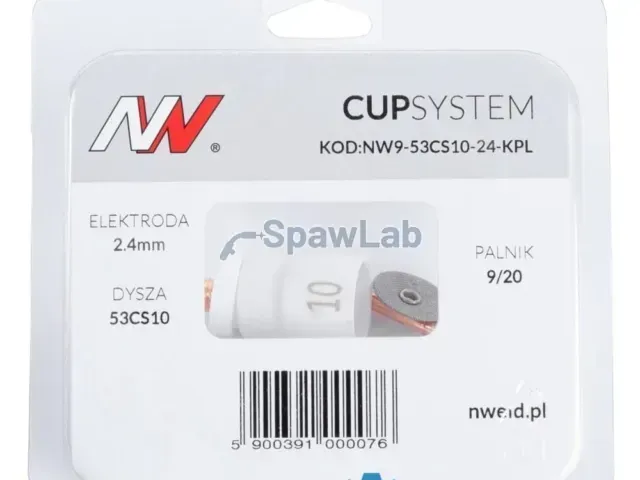 CUPSYSTEM - zestaw 9/20 dysza kielich #10 [na elektrodę 2.4]