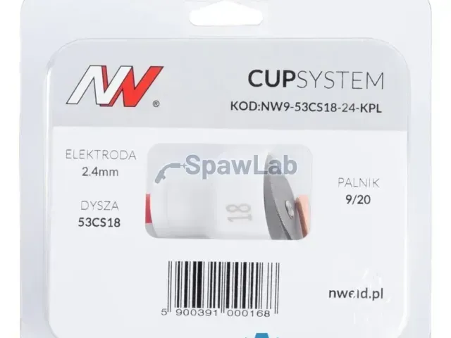 CUPSYSTEM - zestaw 9/20 dysza kielich #18 [na elektrodę 2.4]