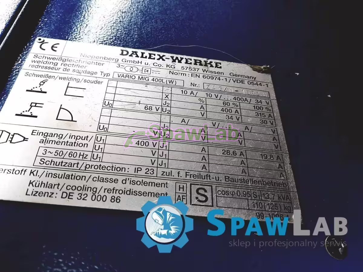 Dalex Vario Mig 400, used MIG/MAG welder, photo 12