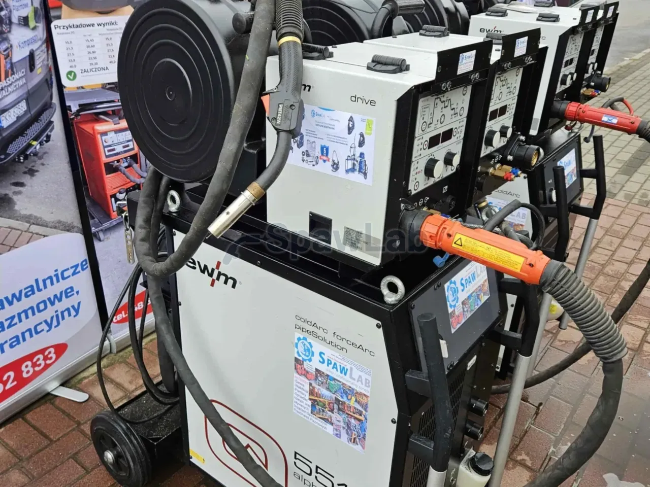 EWM ALPHA Q 551 Pipe Solution, ColdArc, ForceArc, used MIG/MAG welder, photo 4