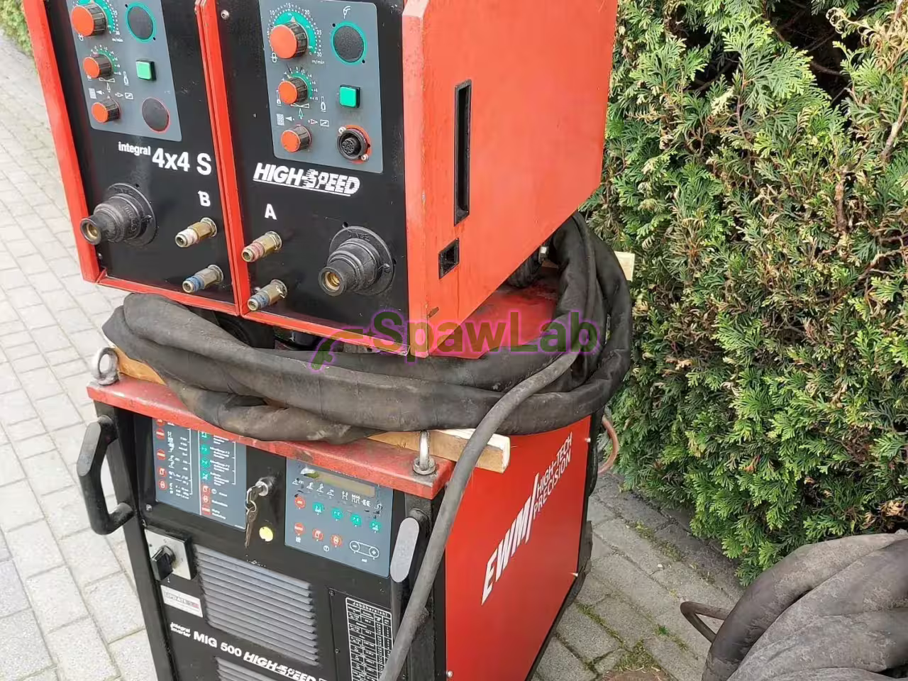 EWM Integral Mig 500 mit zwei Drahtvorschüben, gebrauchtes MIG/MAG-Schweißgerät, Bild 3