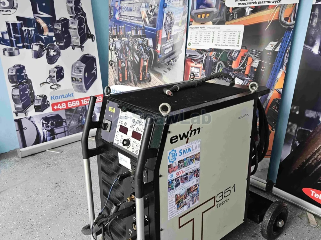 EWM TETRIX 351 SYNERGIC KD/HD HotWire, used TIG welder, photo 2