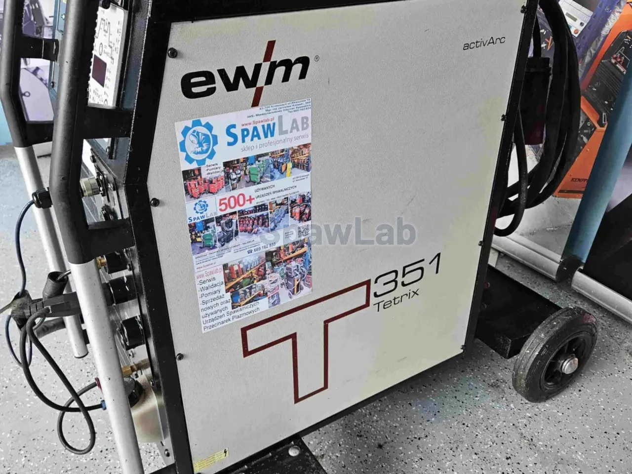 EWM TETRIX 351 SYNERGIC KD/HD HotWire, used TIG welder, photo 6