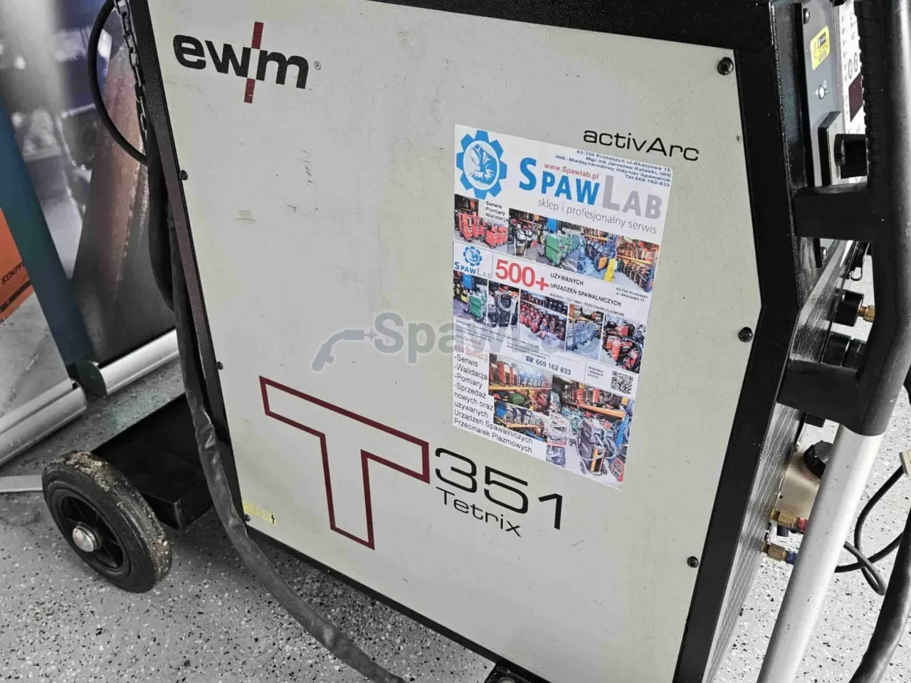 EWM TETRIX 351 SYNERGIC KD/HD HotWire, used TIG welder, photo 8
