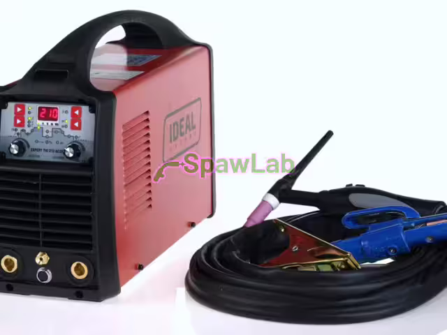 Ideal EXPERT TIG 210 AC/DC PFC with TIG torch, remote control