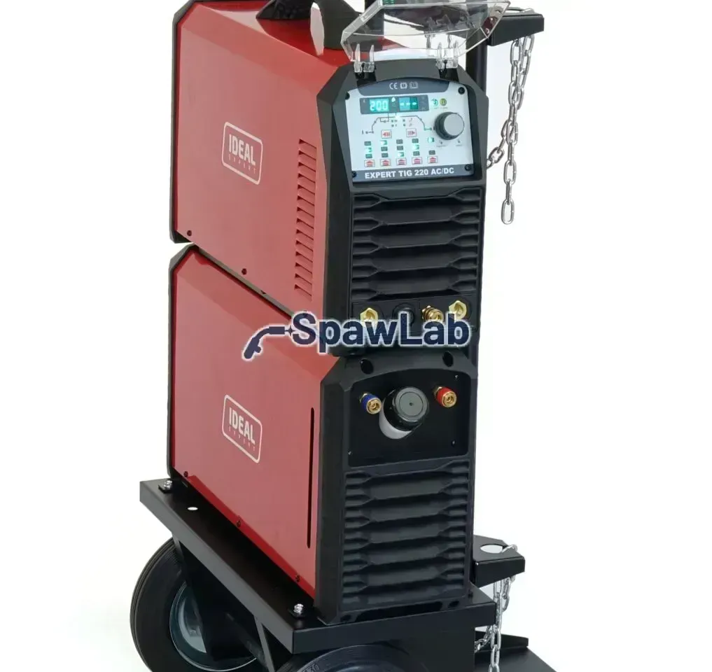 Ideal Expert TIG 220 AC/DC Pulse in +Kühlgerät, Fahrwagen, Bild 2