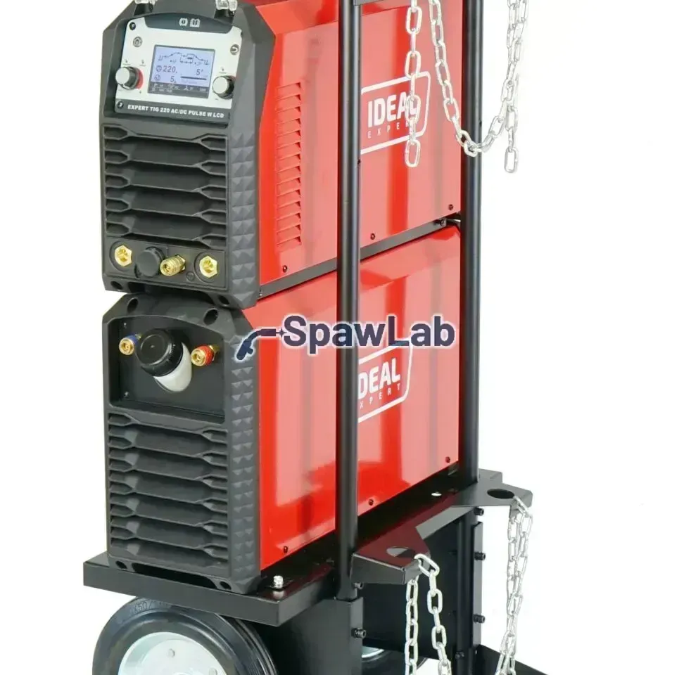 Ideal Expert TIG 220 AC/DC Pulse w LCD + cooler, trolley