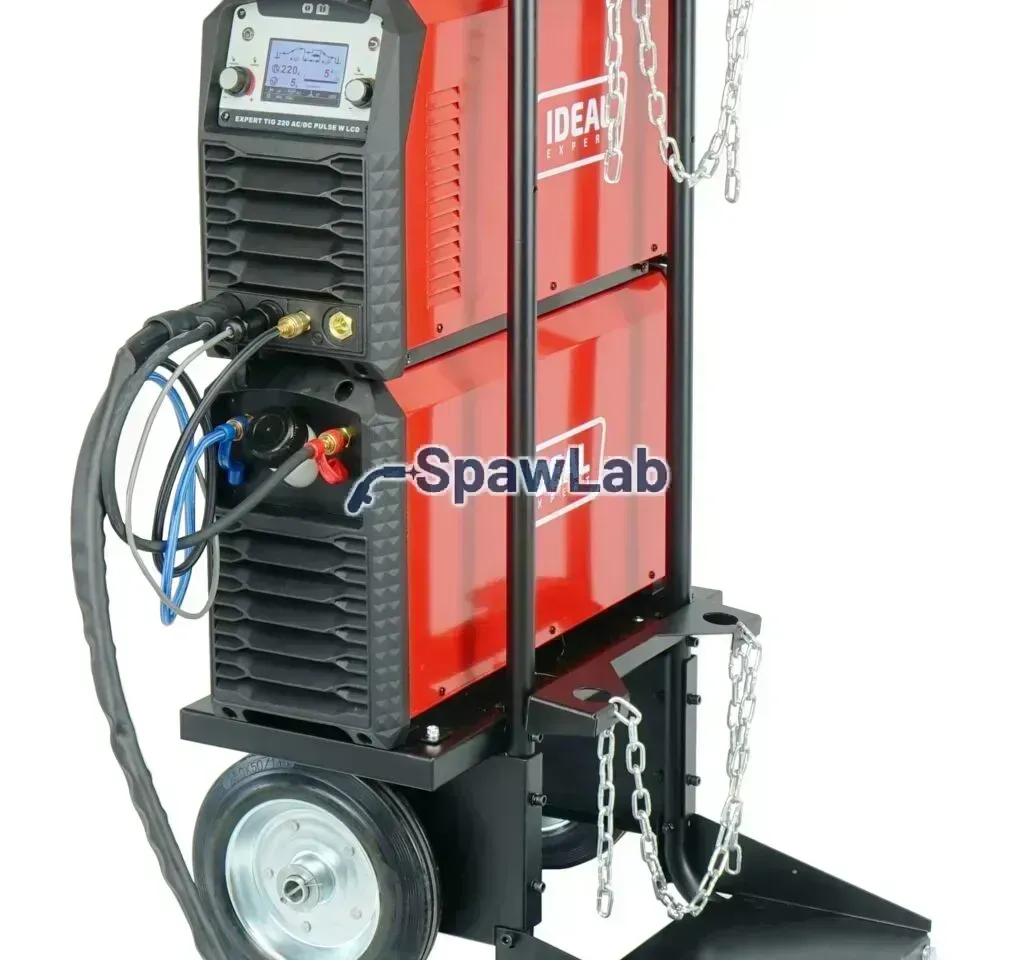 Ideal Expert TIG 220 AC/DC Pulse w LCD + cooler, trolley, photo 2