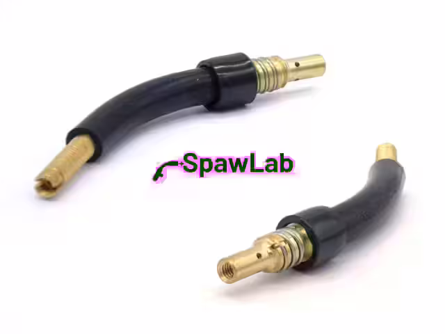 Ideal MIG type 3 torch body (swan neck), threaded
