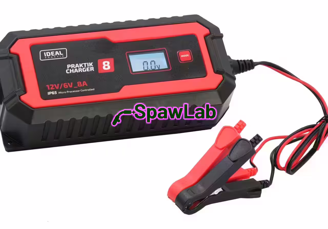 Ideal Praktik Charger 8 LCD 6/12V