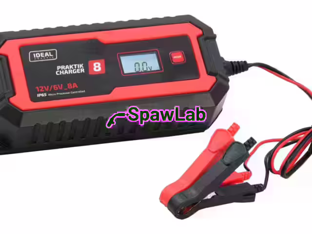 Ideal Praktik Charger 8 LCD 6/12V