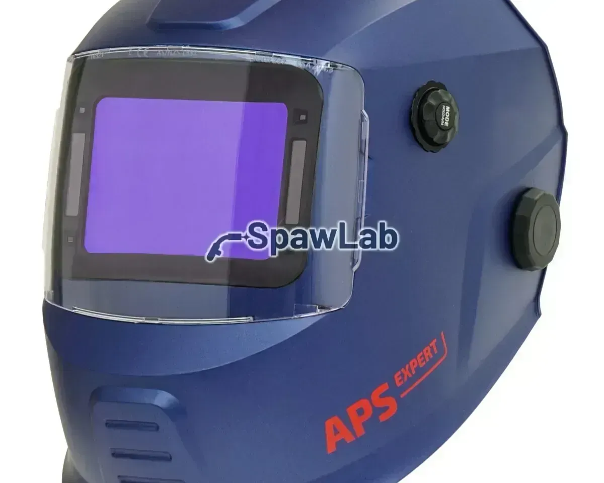 Ideal APS Expert P20 X1 BLUE MATT TrueColour welding helmet