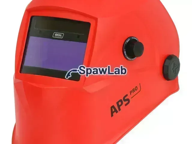 Ideal APS Pro 510G RED MATT auto-darkening welding helmet