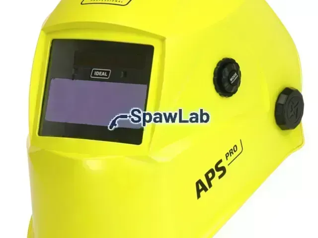 Ideal APS Pro 568L-S+ YELLOW MATT TrueColour auto-darkening welding helmet