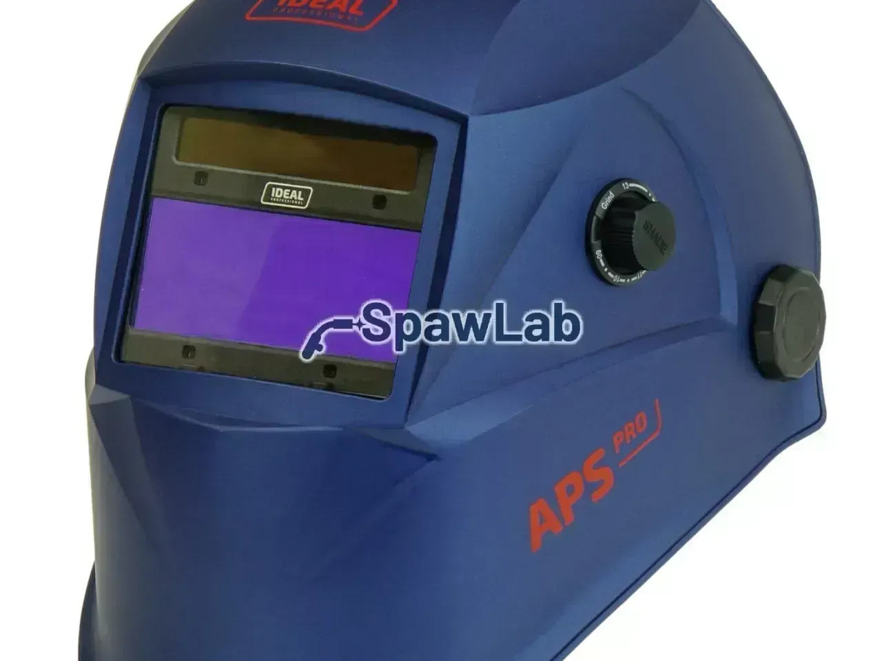Ideal APS Pro 616G BLUE MATT TrueColour automatischer Schweißhelm