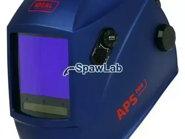 Ideal Auto-darkening helmet APS Pro 999D-AMS+ BLUE MATT TrueColour