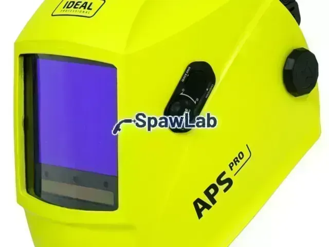 Ideal Auto-darkening helmet APS Pro 999D-AMS+ YELLOW MATT TrueColour