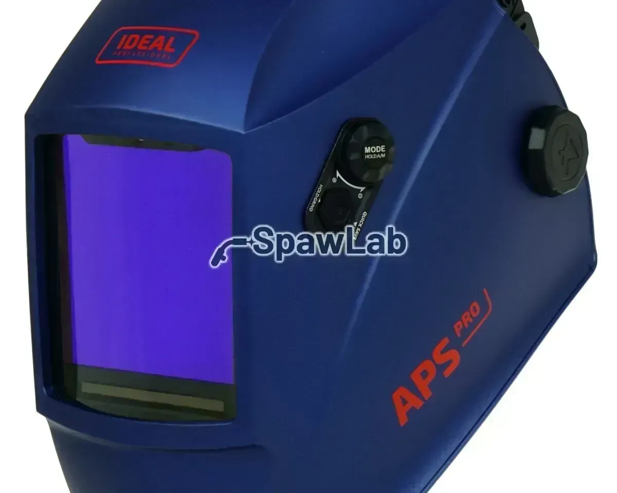 Ideal APS Pro X99CD-AMS+ BLUE MATT TrueColour auto-darkening welding helmet