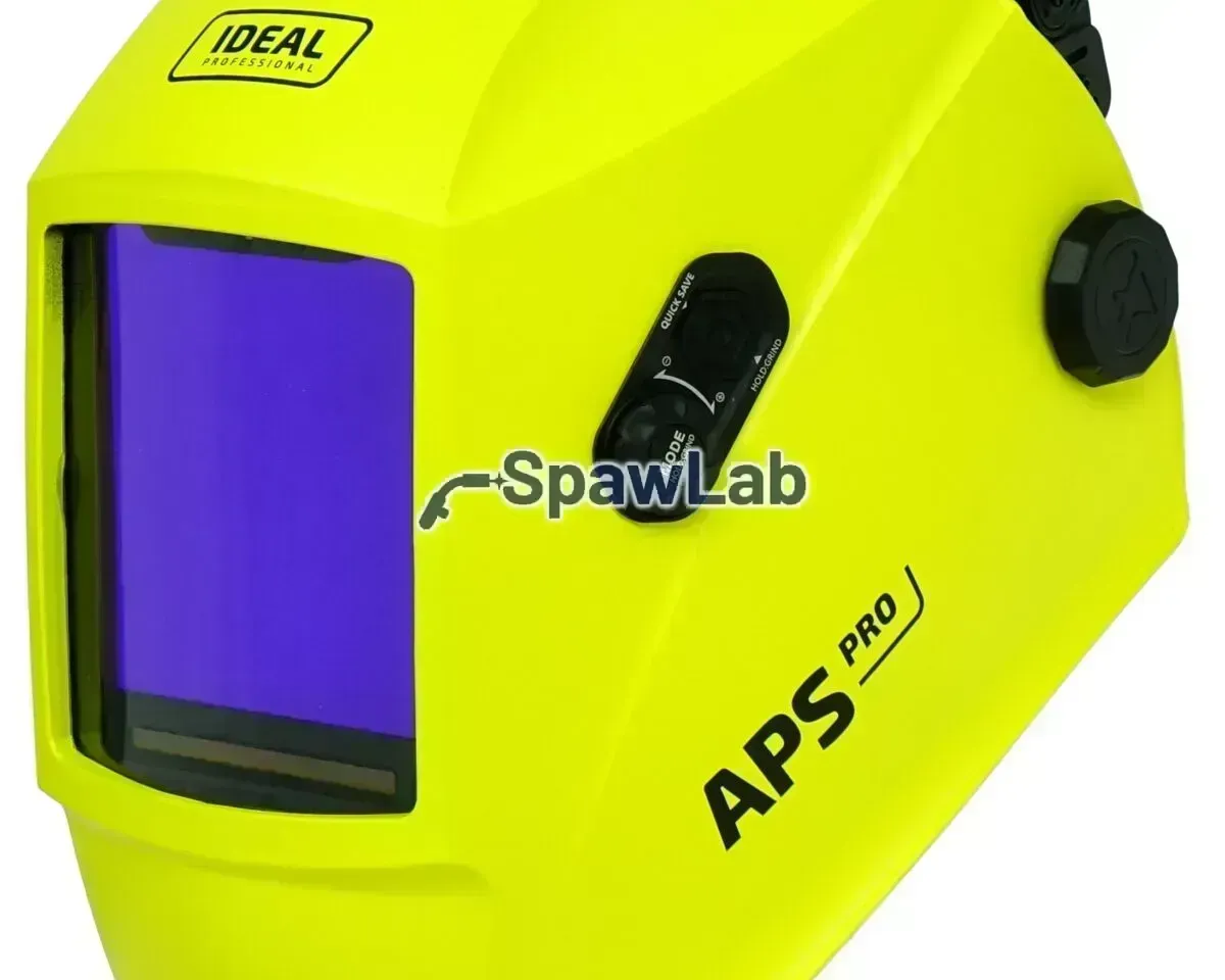 Ideal APS Pro X99CD-AMS+ YELLOW MATT TrueColour automatischer Schweißhelm