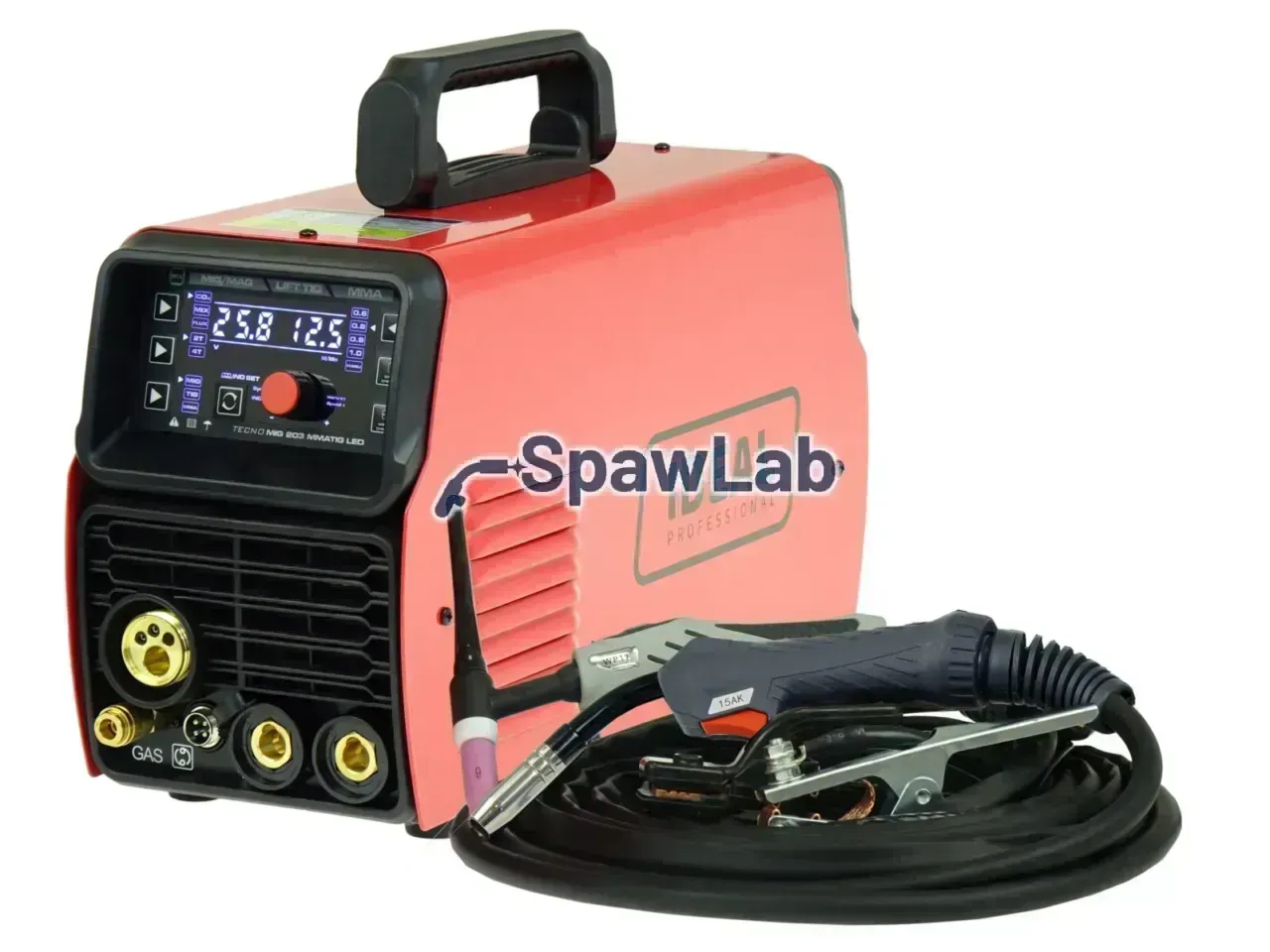 Ideal Tecno MIG 203 LED MIG/TIG/MMA Synergic + TIG ACX