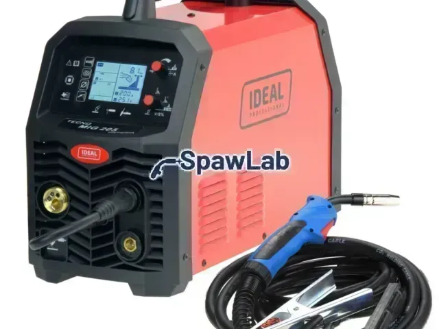Ideal Tecno MIG 205 LCD MIG/TIG/MMA Synergic 4x4