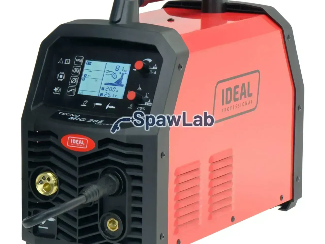 Ideal Tecno MIG 205 LCD MIG/TIG/MMA Synergic 4×4, photo 3