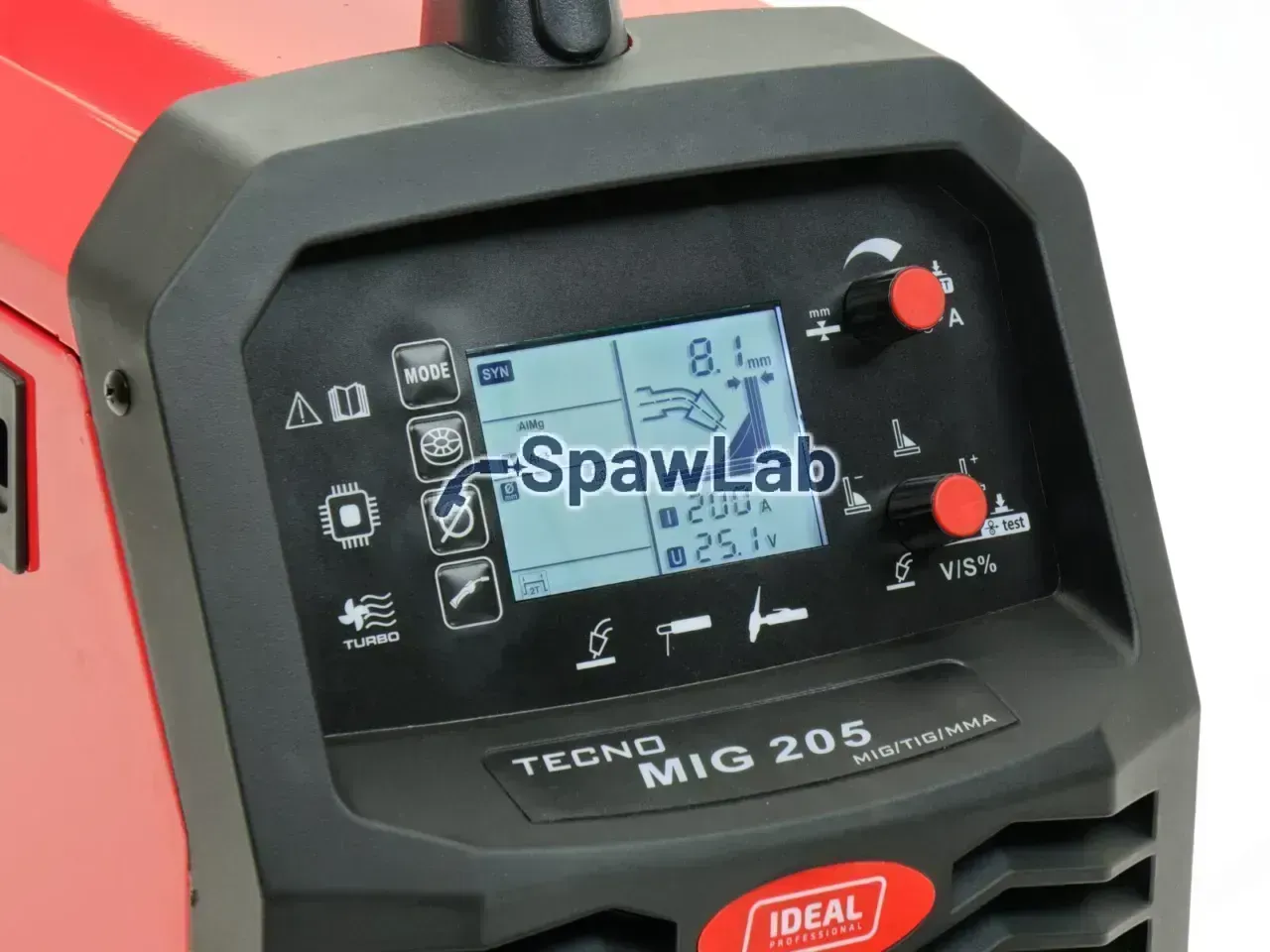 Ideal Tecno MIG 205 LCD MIG/TIG/MMA Synergic 4×4, photo 5