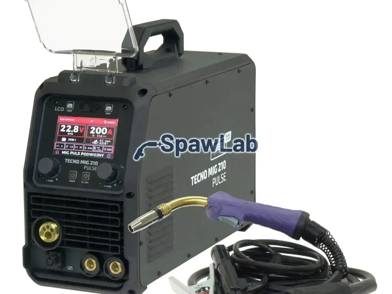 Ideal Tecno MIG 210 Pulse LCD Black Series 4x4