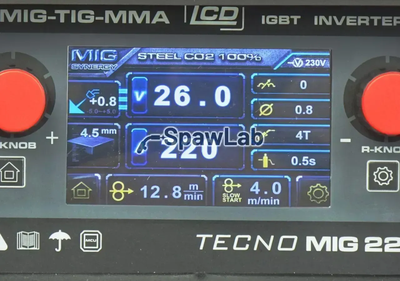 Ideal Tecno MIG 222 LCD MIG/TIG/MMA Synergic VRD ALU, Bild 4