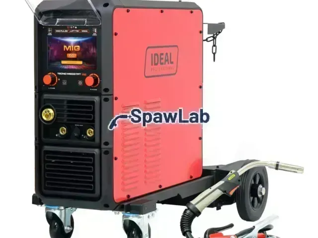 Ideal Tecno MIG 337 Pulse Synergic LCD + trolley