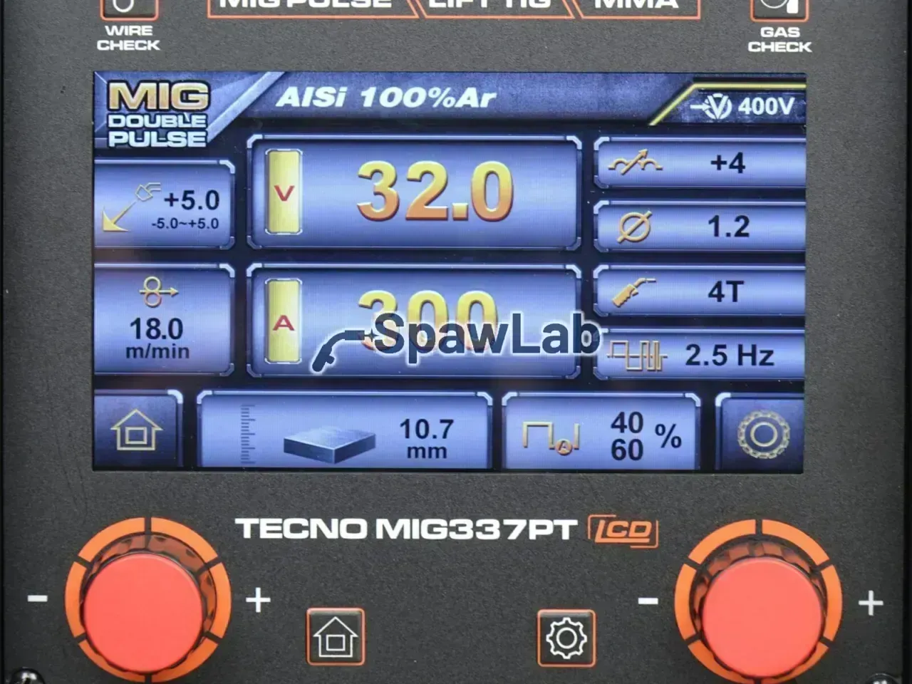 Ideal Tecno MIG 337 Pulse Synergic LCD + trolley, photo 5