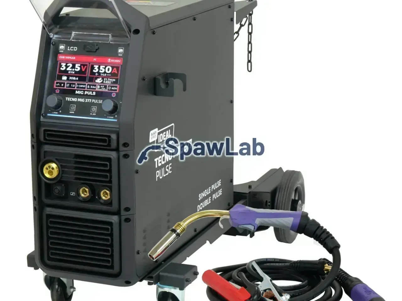 Ideal Tecno MIG 377PT Pulse LCD Black Series 4x4