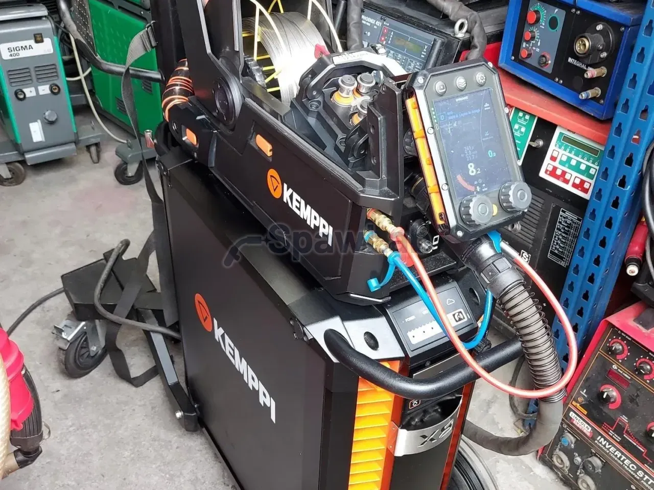 Kemppi X8 600A Doppelpuls, gebrauchtes MIG/MAG-Schweißgerät, Bild 4