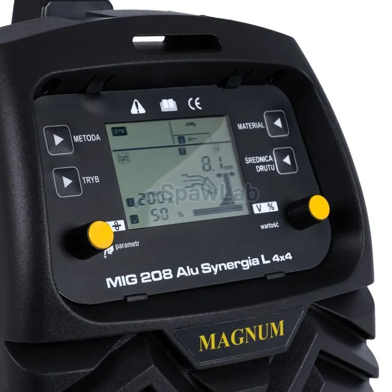 Magnum MIG/MAG-Schweißgerät MIG 208 ALU SYNERGIA 4×4 U MI 208ALU 4X4, Bild 2