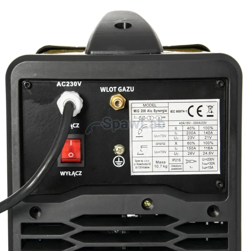 Magnum MIG/MAG Welder MIG 208 ALU Synergia NEW Design II U MI 208ALDII, photo 10