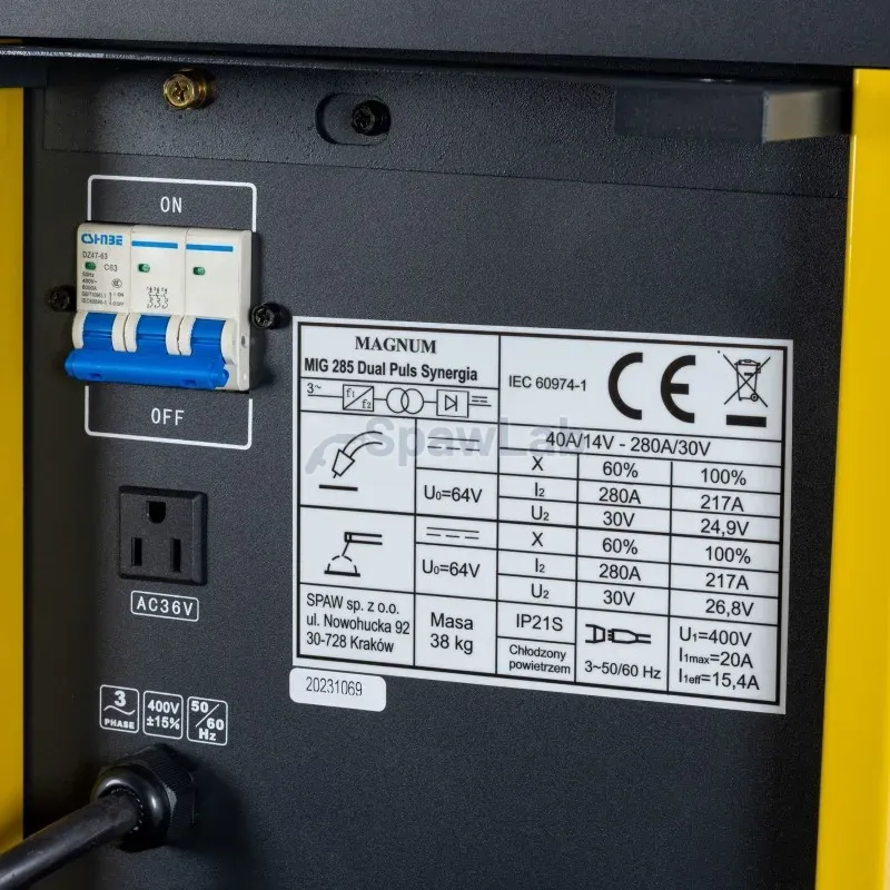 Magnum MIG 285 Puls LCD, zdjęcie 8