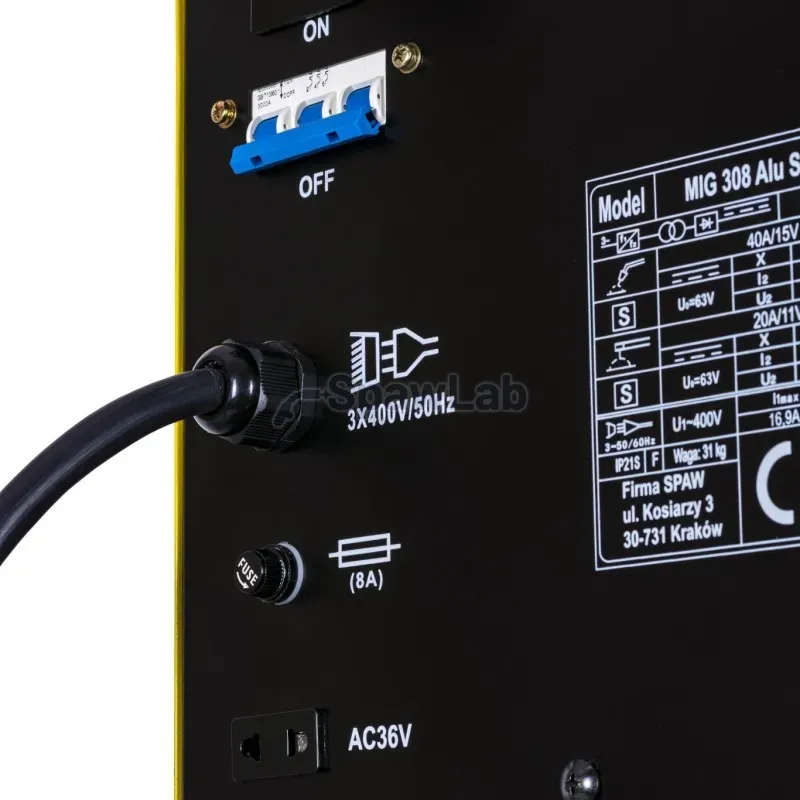 Magnum MIG/MAG Welder MIG 308 ALU SYNERGIA U MI 308AL SY, photo 5