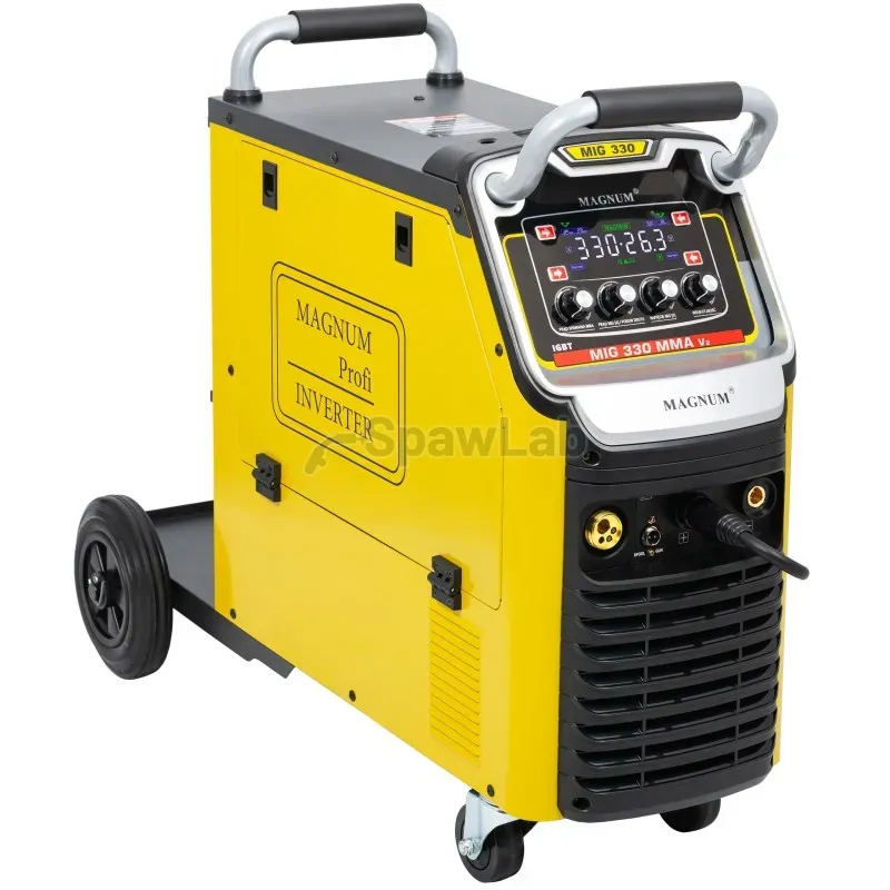 Magnum MIG/MAG Welder MIG 330 MMA V2 4×4 IGBT U MI 330 MMAV2