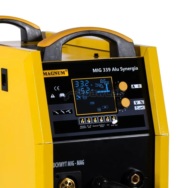 Magnum MIG/MAG Welder MIG 330 MMA V2 4×4 U MI 339AL SY, photo 3