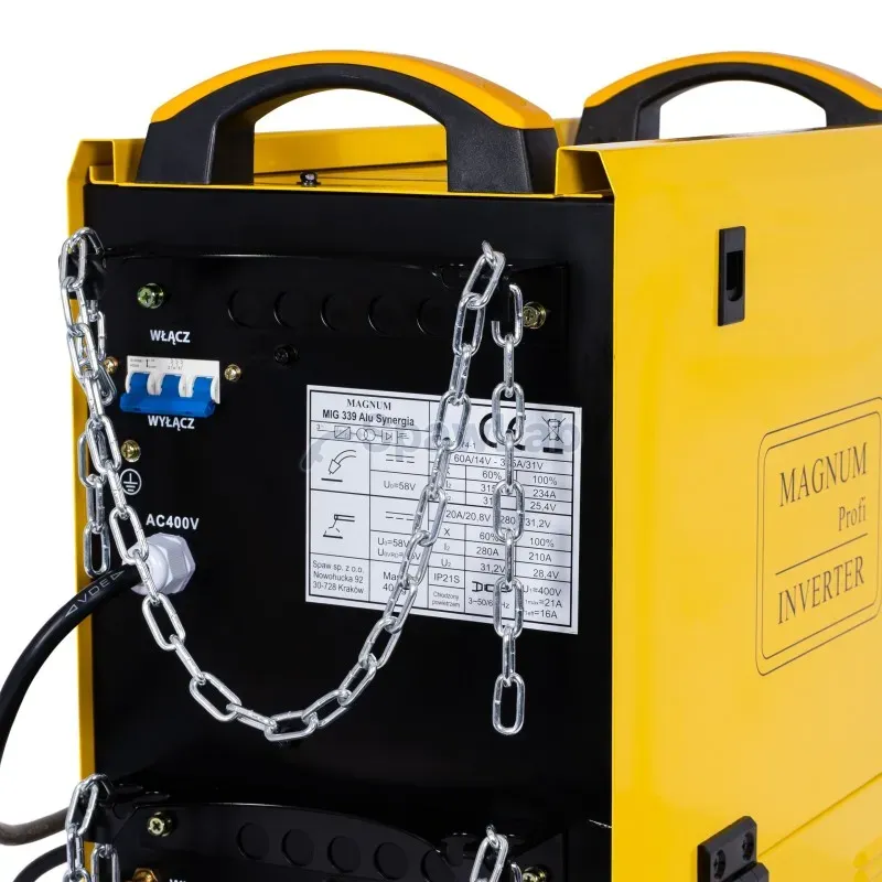 Magnum MIG/MAG Welder MIG 330 MMA V2 4×4 U MI 339AL SY, photo 6