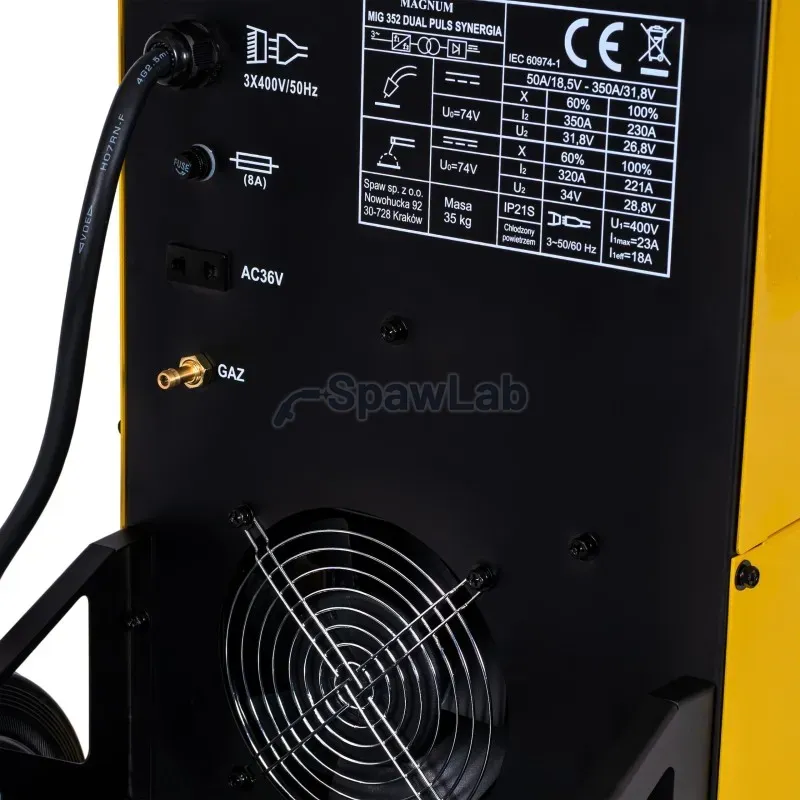 Magnum MIG/MAG welder MIG 352 Dual Pulse synergic U MI 352 DP SYN, photo 7