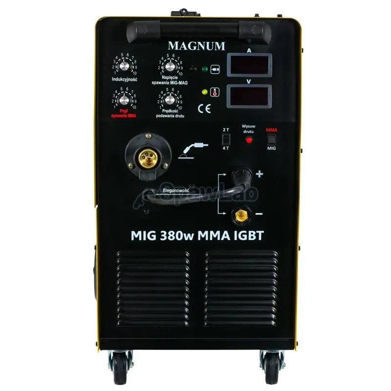 Magnum MIG/MAG-Schweißgerät MIG 380 W IGBT MMA U MI 380 Wigb, Bild 2